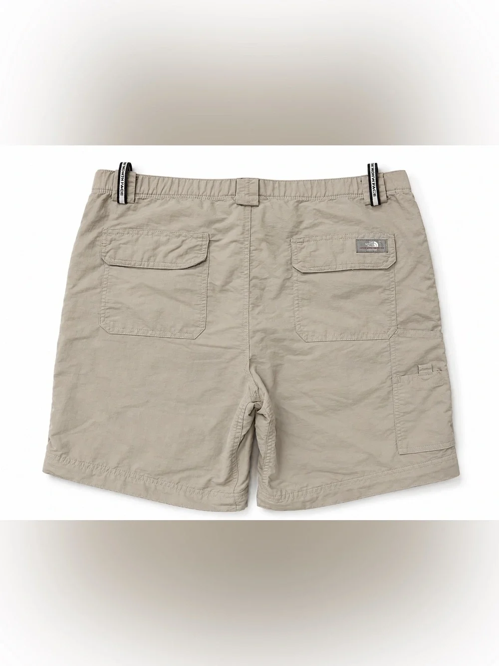 The North Face Men’s Beige Cargo Shorts with Buckle Waist